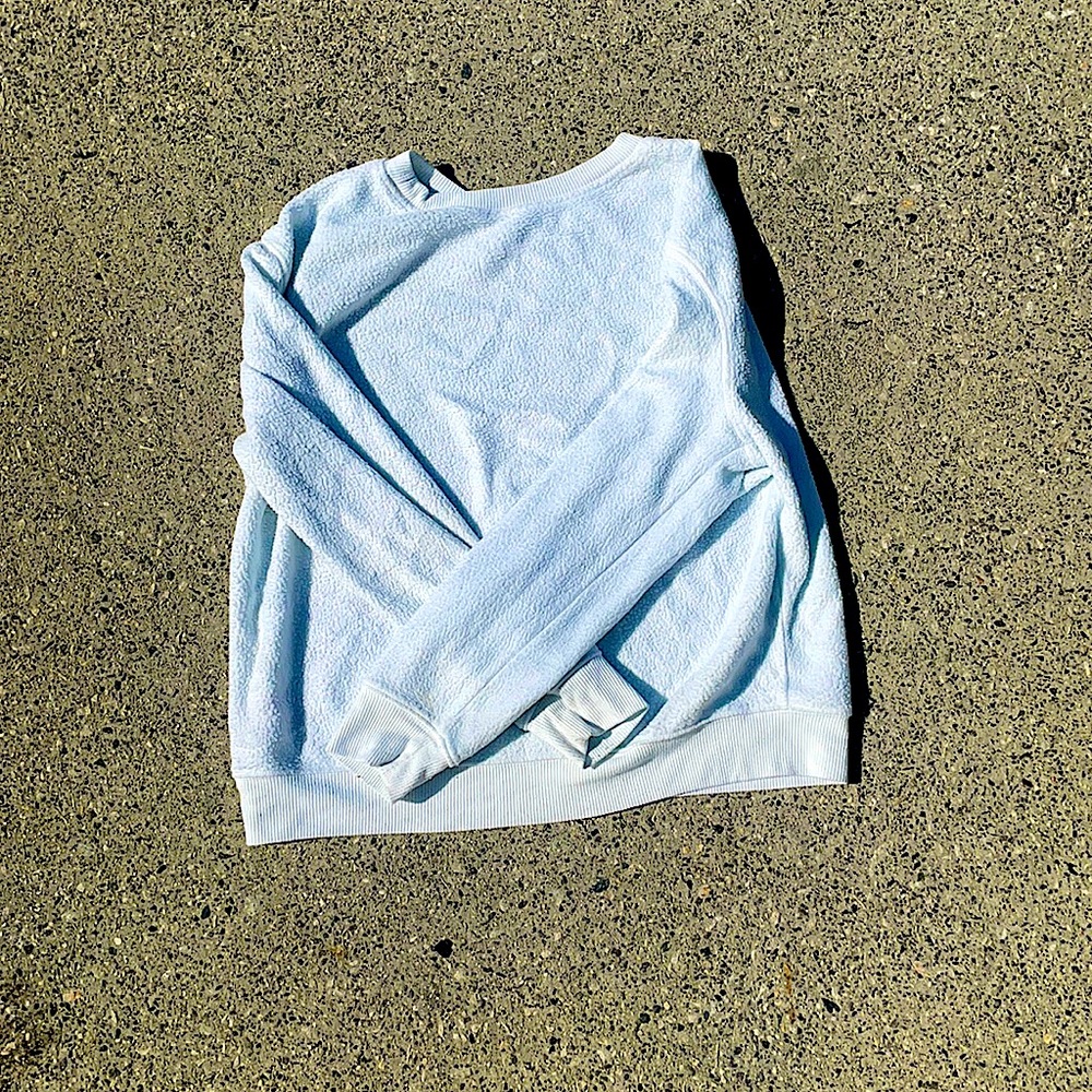 Large white sweater